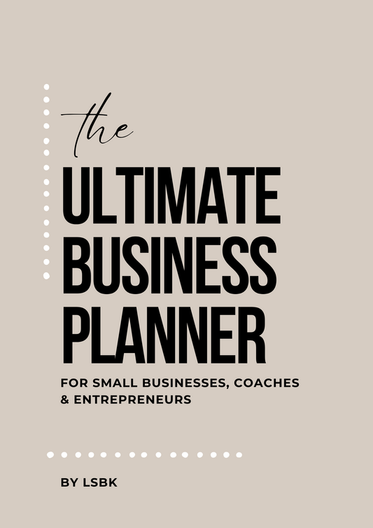 The Ultimate Business Planner